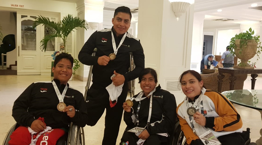 Se lucieron en Colima en Paralimpiada Nacional
