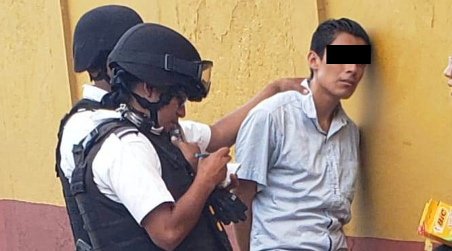 Detienen a sujeto por robo en el centro histórico | El Imparcial de Oaxaca