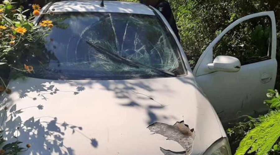 Recuperan auto que fue robado en Juchitán