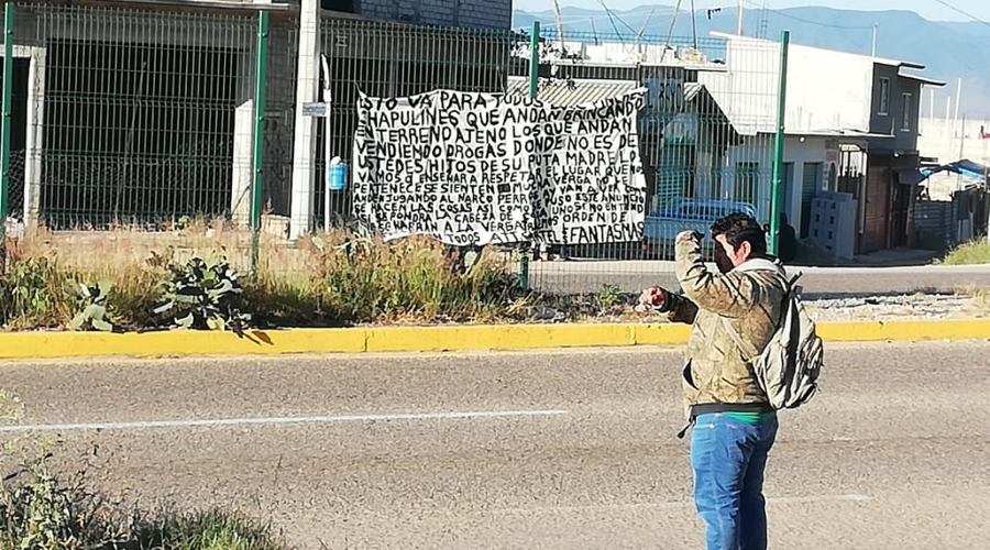 Narco-mensaje en la González Guardado | El Imparcial de Oaxaca