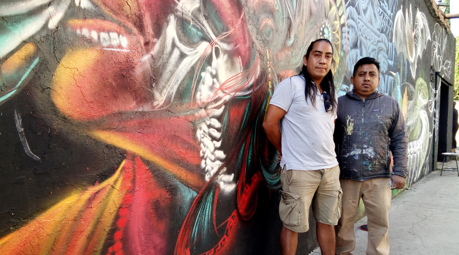 Artistas llevan su arte a las paredes de Oaxaca