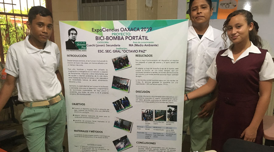 Alumnos de Pinotepa presentan proyecto científico en Monterrey