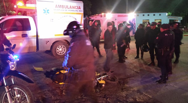 Derrapa motociclista en Ocotlán de Morelos | El Imparcial de Oaxaca