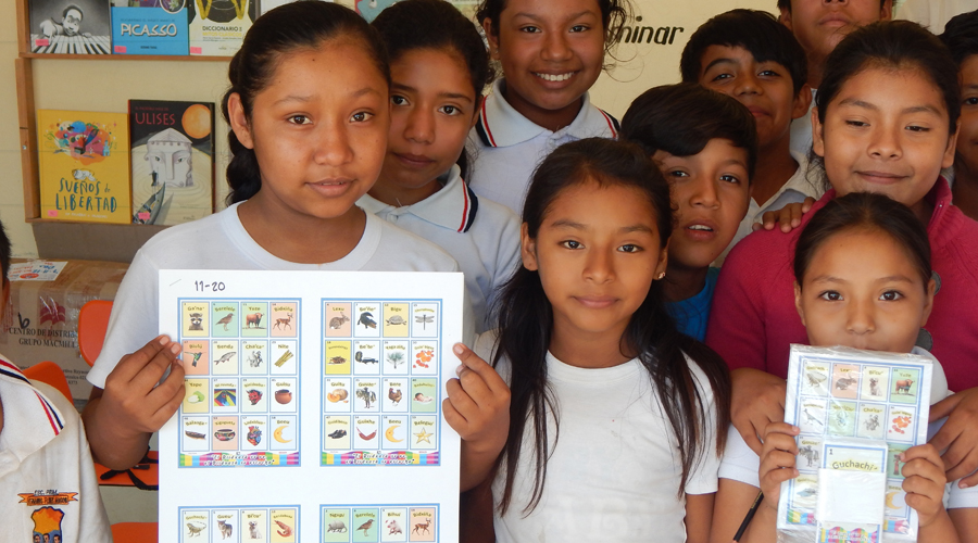 Fabrican lotería en zapoteco en Unión Hidalgo
