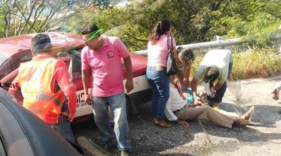 Colisión frontal deja seis heridos | El Imparcial de Oaxaca
