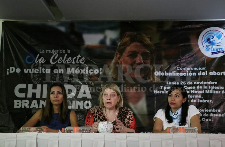 Chinda Brandolino relaciona legalización del aborto en Oaxaca con deuda ante el FMI
