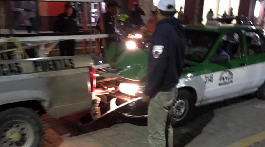 Taxista embiste camioneta en Huajuapan | El Imparcial de Oaxaca