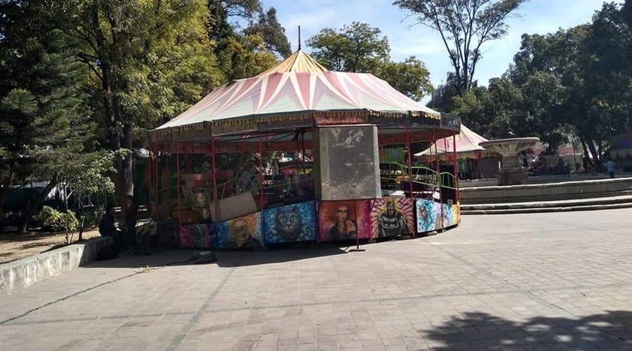 Por fiestas, instalan verbena en Parque El Llano | El Imparcial de Oaxaca