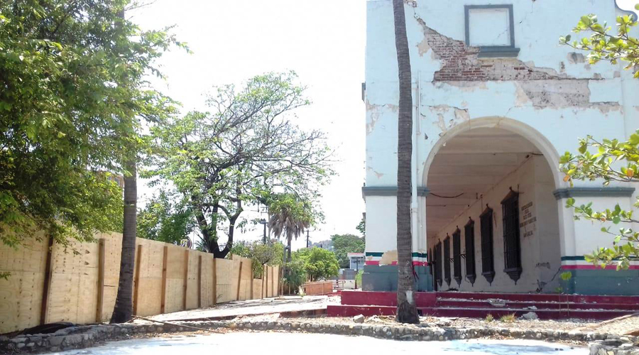 A paso lento, restauración del Palacio Federal dañado en 2017 | El Imparcial de Oaxaca