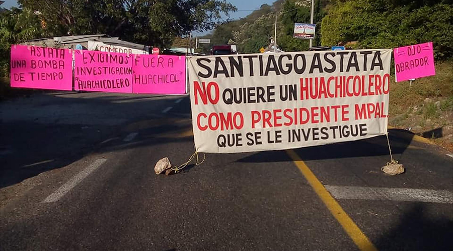 Habitantes de Santiago Astata exigen anulación de elecciones