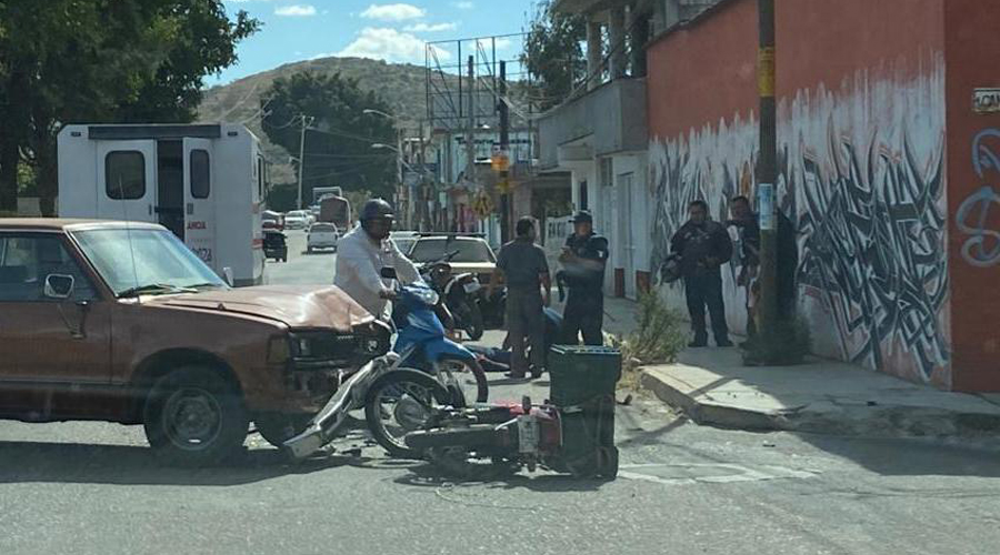 Arrollan a motociclista en Santa Lucia del Camino