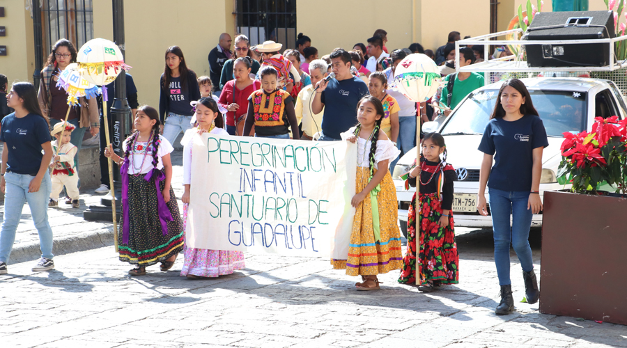 Vive el fervor guadalupano en Oaxaca