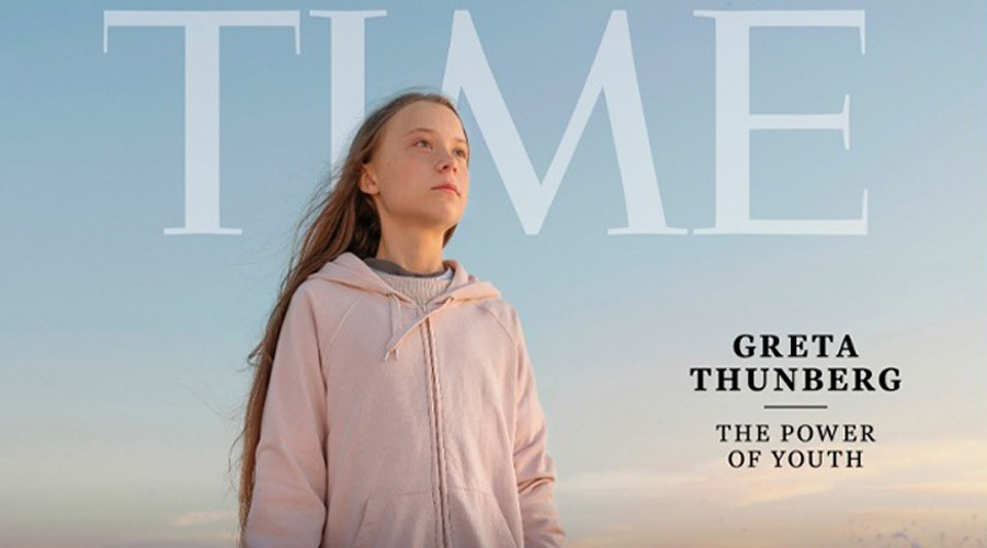 Revista Time coloca en su portada a la activista Greta Thunberg con el título “El poder de la juventud” | El Imparcial de Oaxaca