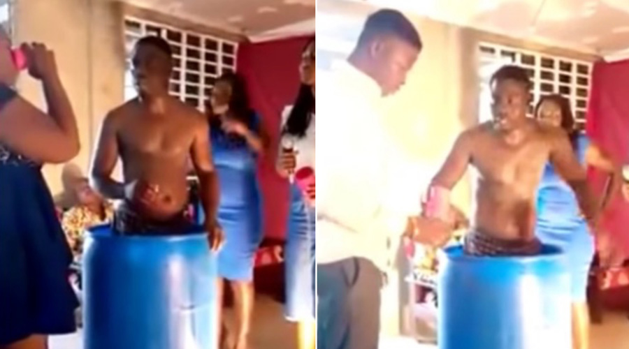 Video: seguidores toman agua donde se bañó su pastor