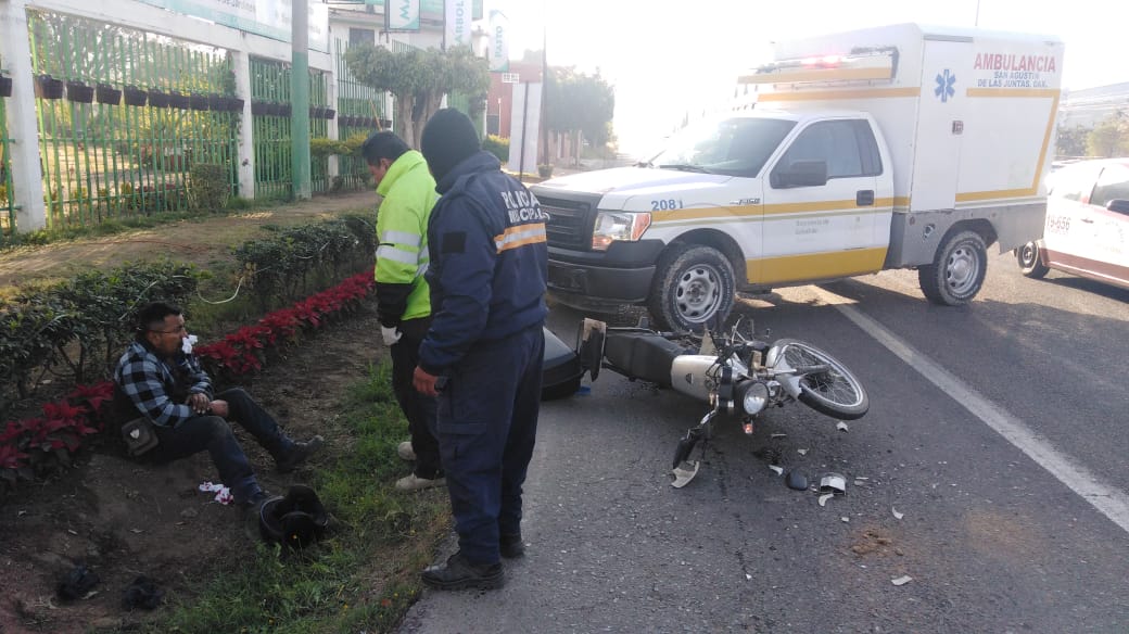 Derrapa motociclista | El Imparcial de Oaxaca