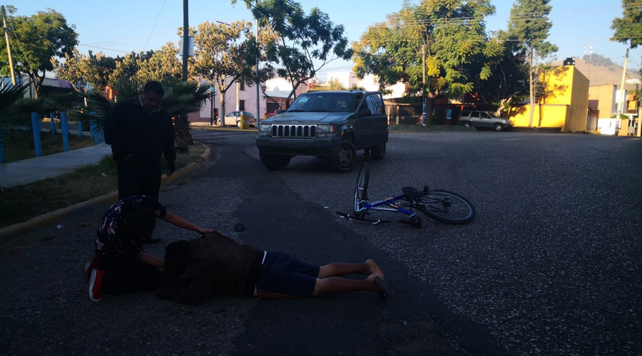 Cafre arrolla a un ciclista