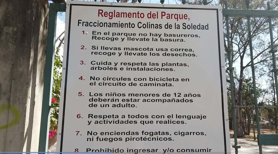 Privatizan parque del Fraccionamiento Colinas de la Soledad | El Imparcial de Oaxaca