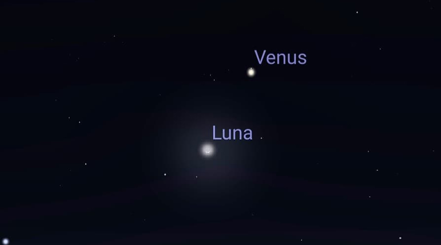 Esta noche no te pierdas la conjunción de la Luna con Venus y Neptuno | El Imparcial de Oaxaca