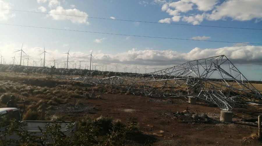 Fuertes vientos afectan al Istmo de Oaxaca