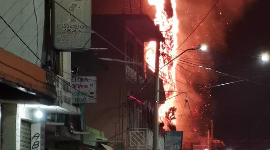 Urgente, regular quema de pirotecnia en Huajuapan