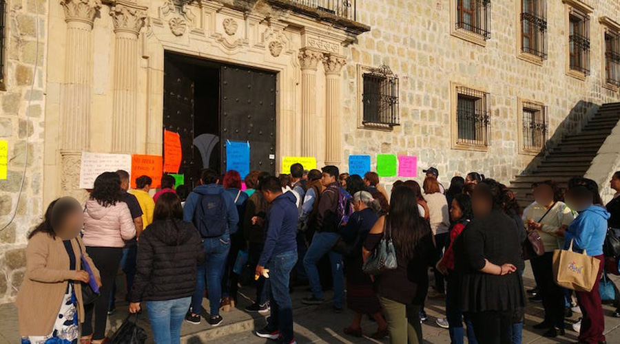 Tercer día de protestas en el ayuntamiento capitalino | El Imparcial de Oaxaca