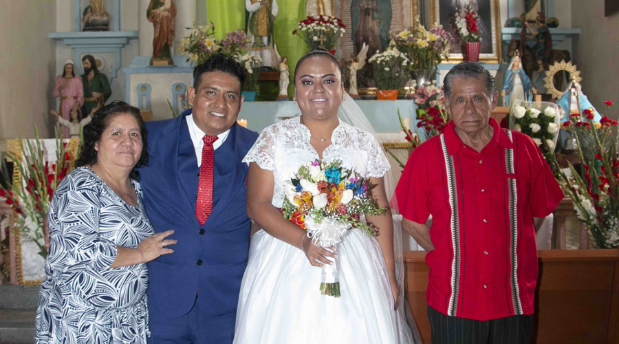 Guadalupe y Diego contraen matrimonio