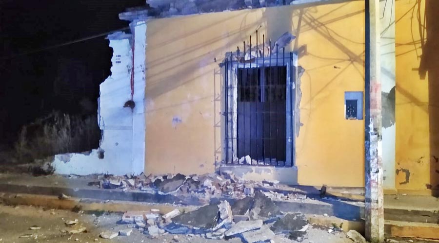 Sismo daña viviendas del Istmo de Oaxaca