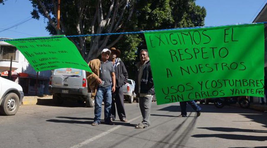 Persisten protestas por conflictos postelectorales | El Imparcial de Oaxaca