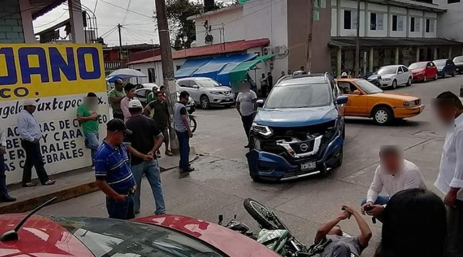 Regidor de Tuxtepec atropella a motociclista | El Imparcial de Oaxaca