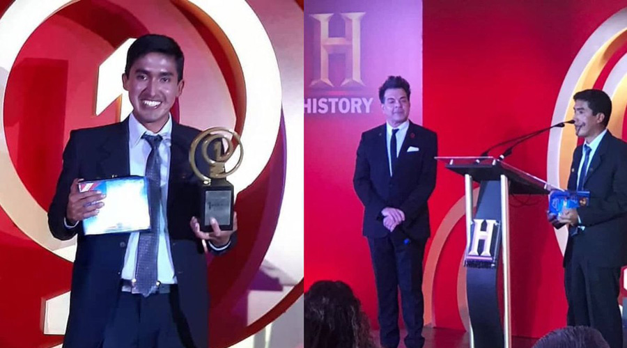 Joven gana premio de TV por inventar galleta contra la anemia