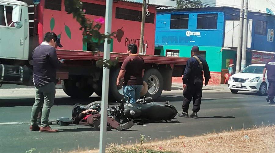 Atropellan a motociclista en municipio de Ánimas Trujano | El Imparcial de Oaxaca