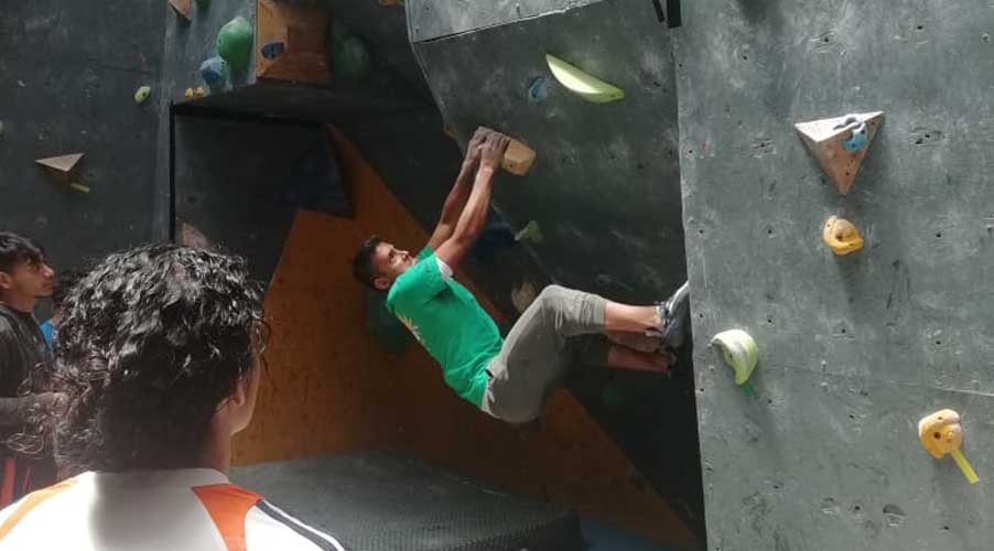 Comenzaron el ascenso de la  Escalada Deportiva