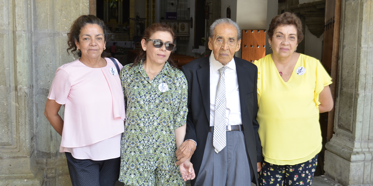 Heriberto Sánchez celebra sus 95 años