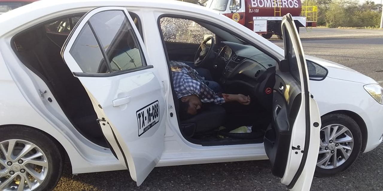 Ejecutan a taxista en el tramo de Juchitán-La Ventosa