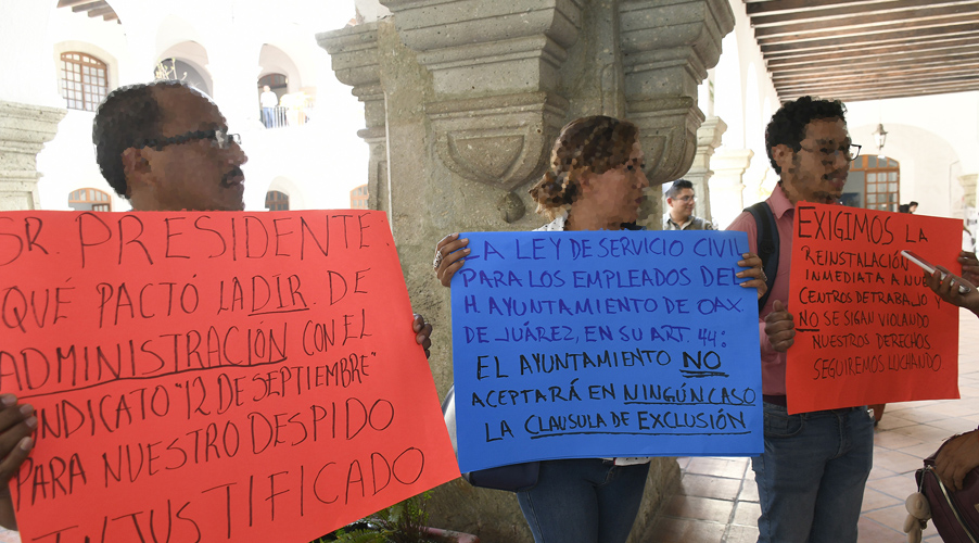 Ayuntamiento de Oaxaca de Juárez, despide a tres trabajadores | El Imparcial de Oaxaca