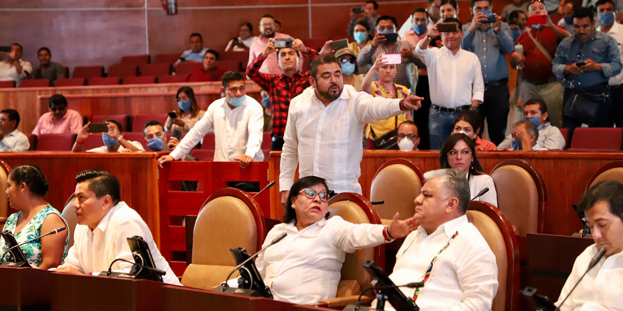 Suspenden sesiones ordinarias en el Congreso entre gritos y discusiones | El Imparcial de Oaxaca