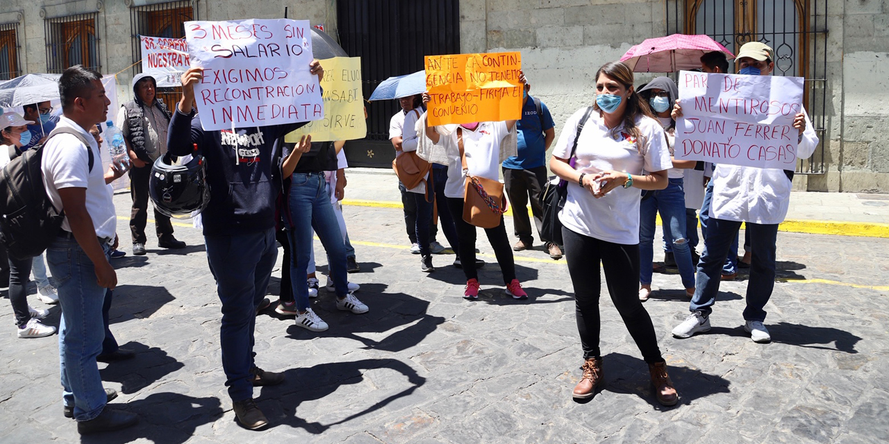 Jornada de la Sana Distancia inicia con protestas en la capital de Oaxaca | El Imparcial de Oaxaca