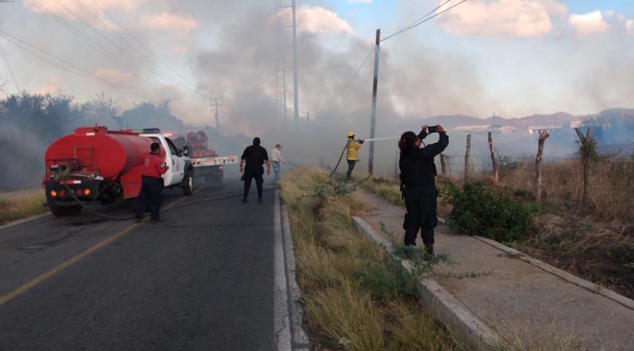 Incendio pone en riesgo las instalaciones del Instituto Tecnológico de Salina Cruz
