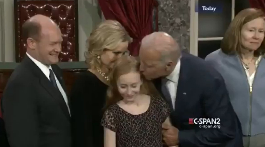 Video: Joe Biden acosa a niñas en el senado de EUA | El Imparcial de Oaxaca