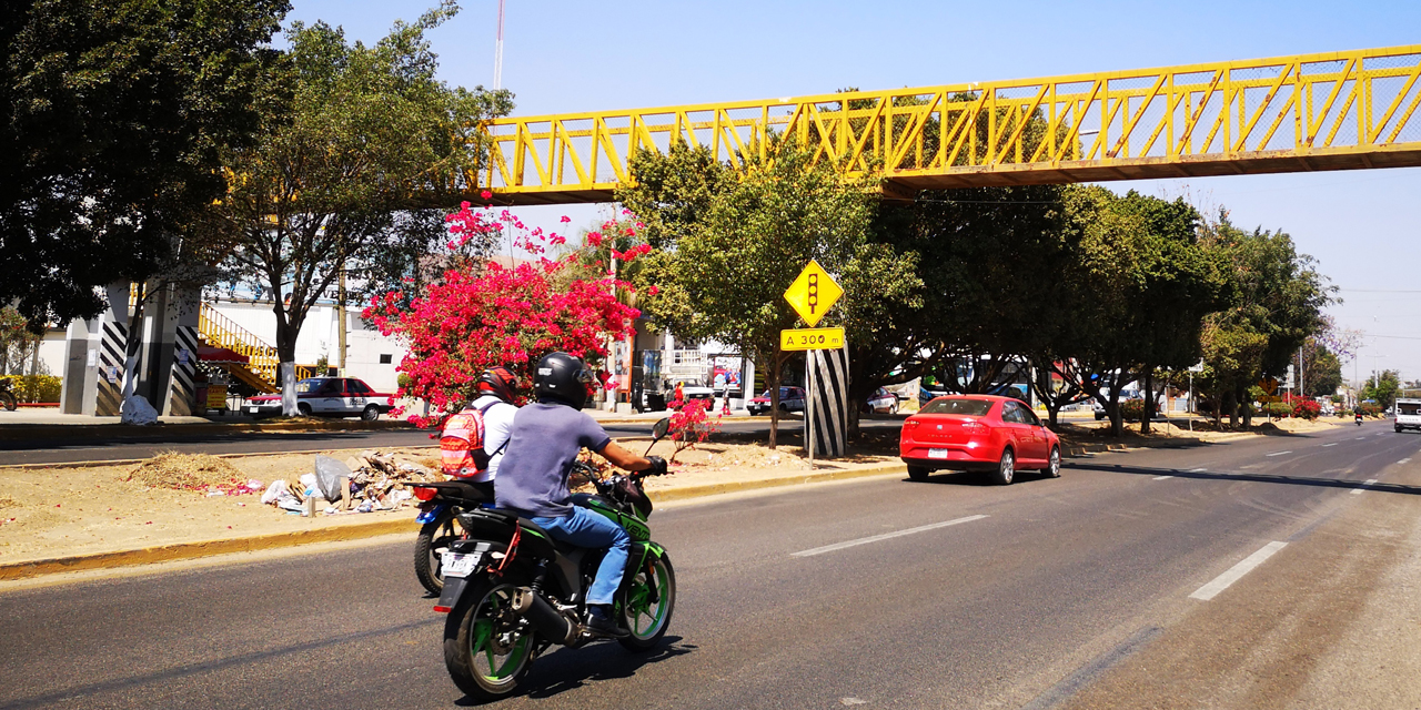 Puentes peatonales de Símbolos Patrios son elefantes blancos | El Imparcial de Oaxaca