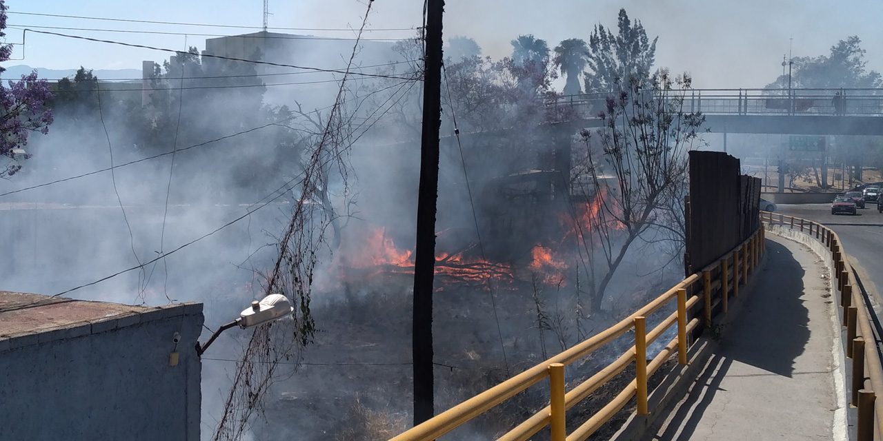Incendian terreno baldío en el cerro de El Fortín | El Imparcial de Oaxaca