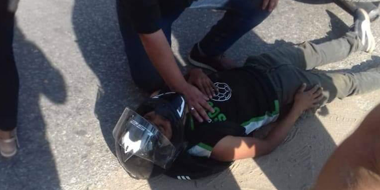 Taxista arrolla a motociclista en Av. Gómez Morin | El Imparcial de Oaxaca