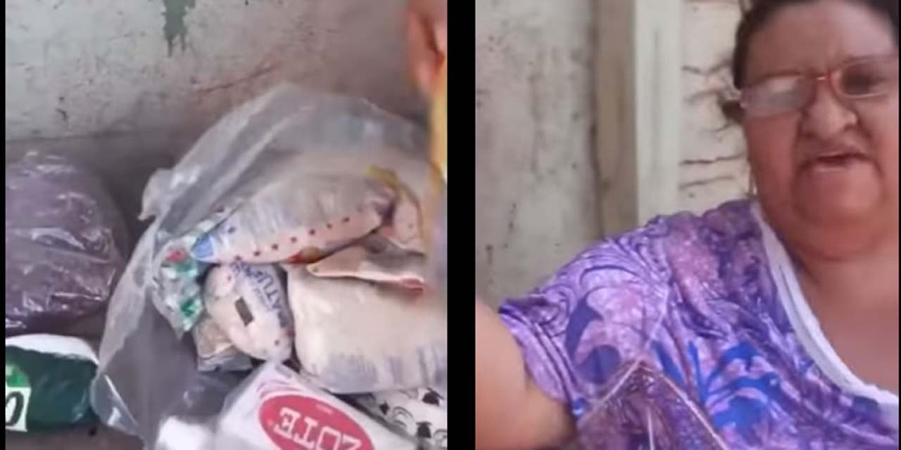 Video: Mujer enfurece al recibir jabón Zote en despensa… ‘¡es para bañar al perro!’ | El Imparcial de Oaxaca