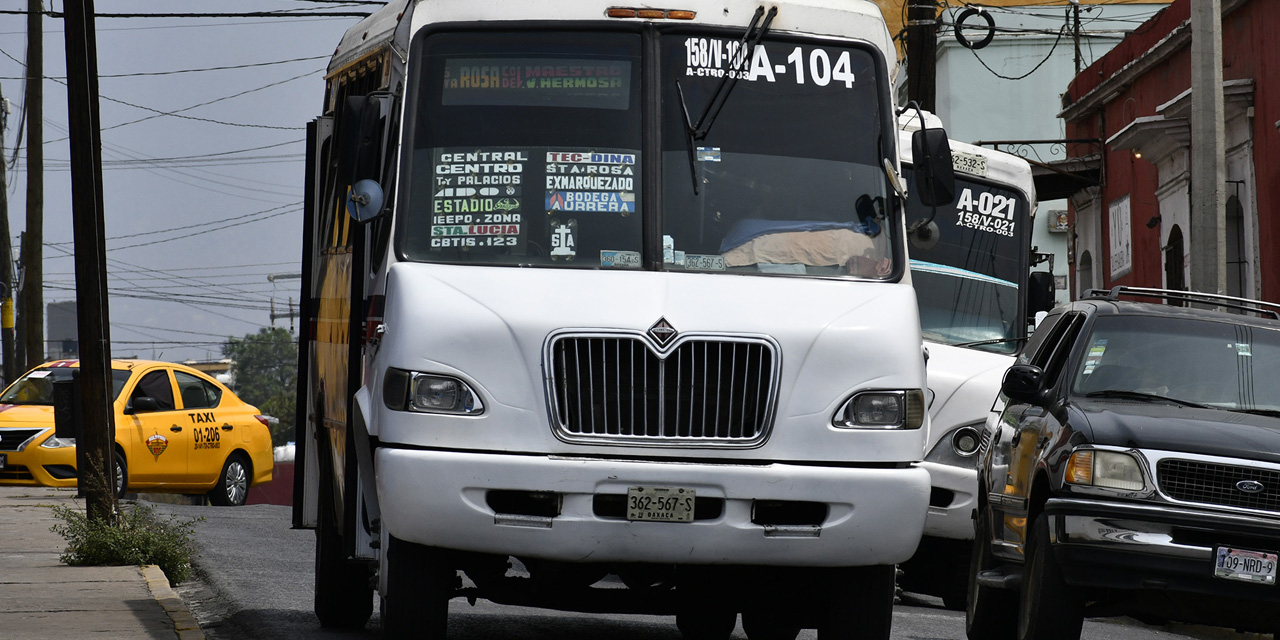 Salen de circulación 500 unidades de transporte público por pandemia | El Imparcial de Oaxaca