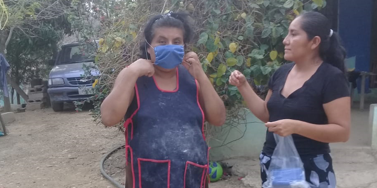 UCIZONI distribuye 4 mil cubrebocas ante pandemia