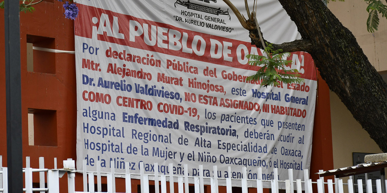 Hospital Regional de Alta Especialidad de Oaxaca a tope de casos de Covid-19
