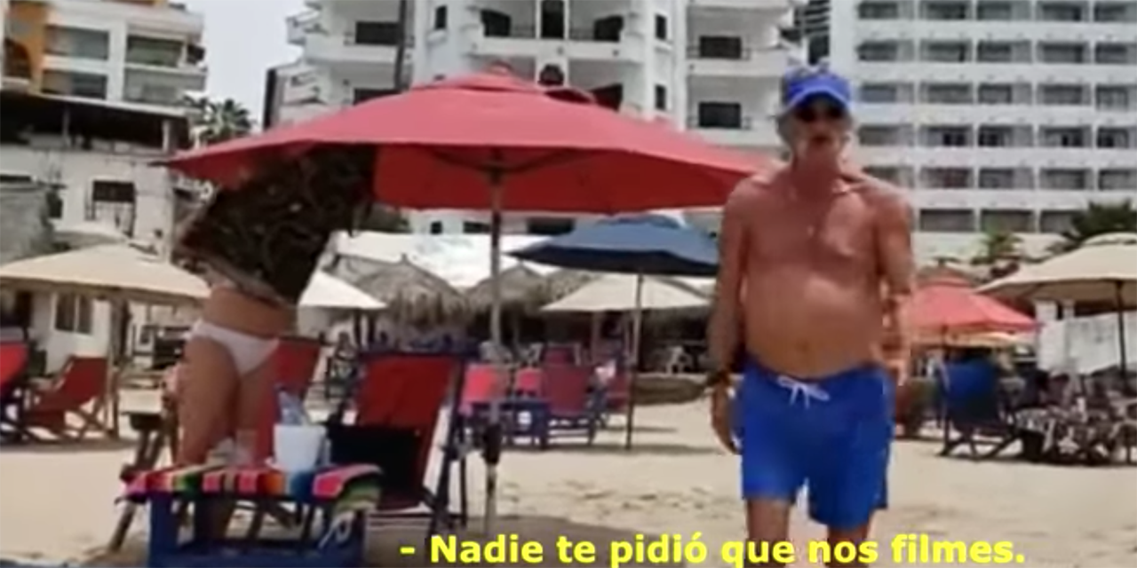 Video:  Turistas agreden a reportera que los captó en la playa | El Imparcial de Oaxaca