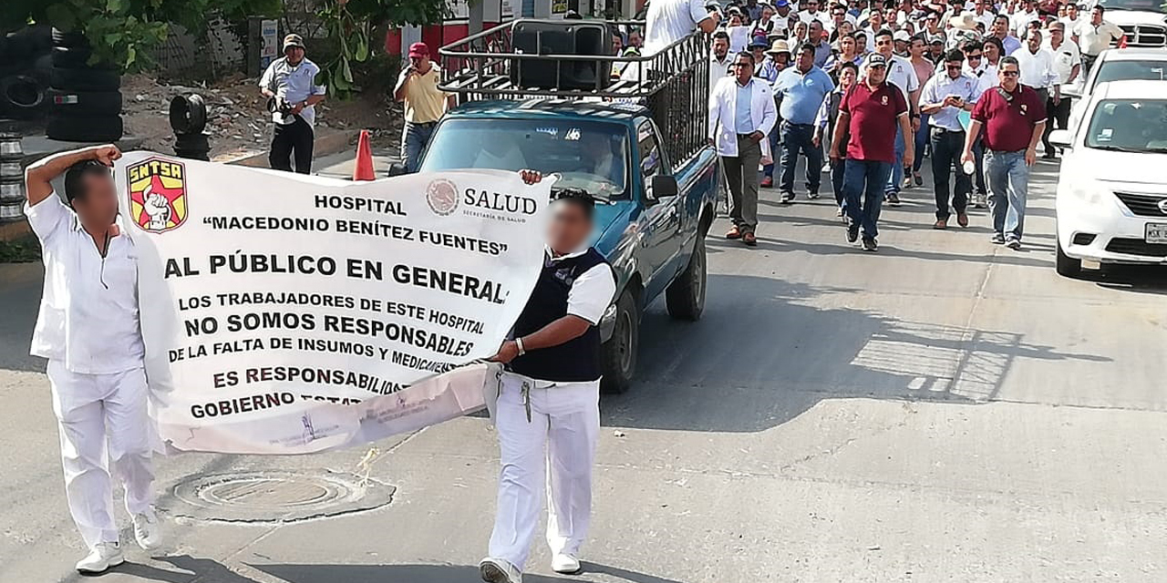 Trabajadores de la salud laborarán bajo protesta en Juchitán | El Imparcial de Oaxaca