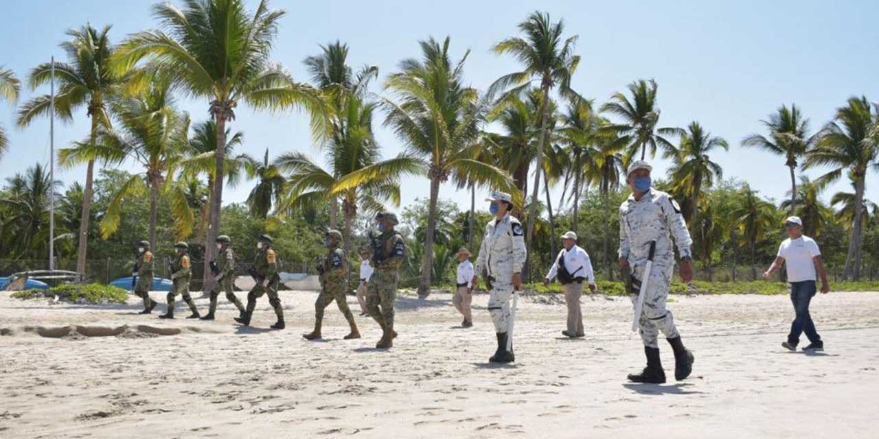 Vigila Guardia Nacional las playas de Oaxaca | El Imparcial de Oaxaca