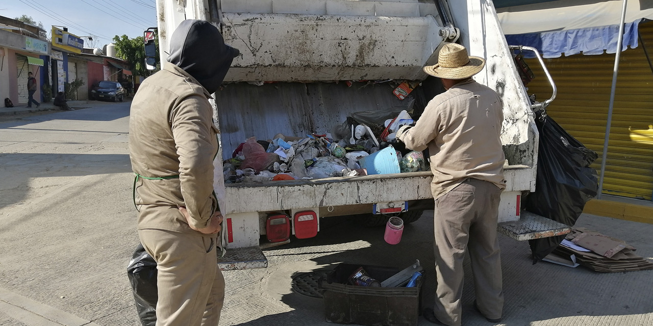 Para la basura no hay descanso durante contingencia